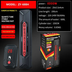 Upgraded Heater with HD LED Temperature Display - 300W/500W/1000W/1200W