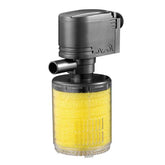 Aquarium Internal Filter Yellow 12W 1180F