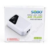 SOBO AQ Series Rechargeable Aquarium Air Pump | AQ-2010A / AQ-2020 | Single & Dual Outlet