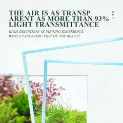 5 In 1 Ultra Clear Glass Fish Tank, Rimless Low Iron Aquarium