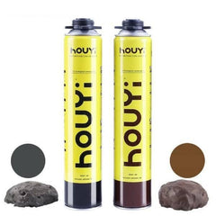 Houyi Polyurethane Foam Adhesive For Ecological Landscaping nature stone color/Wood Color 900g