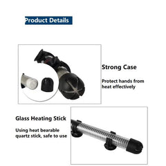 SOBO Glass Heater 25 W/50 W/100 W/ 200 W/ 300 W with Thermostat