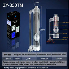 Fish Excrement Collection, Low Noise Aquarium Fish Poop Collect Separator with Pump