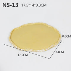 Reptile Feeding Plate Food Dish Vivarium Food Water Dish Resin Bowl for Gecko Snake Turtle Bearded Dragon