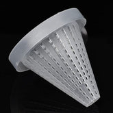 Live Blood Worm Plastic Cone Cup Shape Basket Feeder