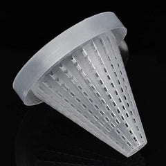 Live Blood Worm Plastic Cone Cup Shape Basket Feeder