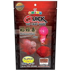 OKIKO Super FLOWERHORN Fish Food Red Head Mark Formula High Protein 100g