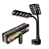 Double Head Clip Light 9W Timing Control with 3 Stage Colors