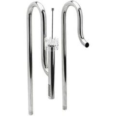 Stainless Steel Lily Pipe 13 / 17mm Inflow and Outflow with Skimmer