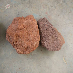 Aquarium River Rock Planted Substrate Red Lava Stone 500gm