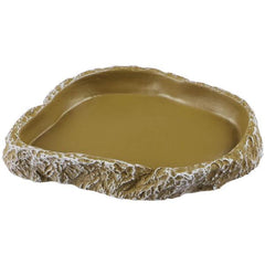 Resin Terrarium Bowl Feeding Plate Water Food Dish Feeder for Reptiles