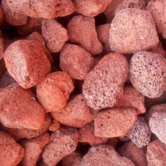 Aquarium River Rock Planted Substrate Red Lava Stone 500gm