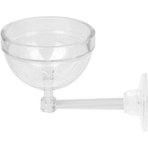 Aquatic Plant Pot Crystal Bowl Holder with Suction Cup for Aquarium Fish Tank Home Decorations