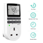 Digital Timer Plug, Electrical Programmable Plug Timer Switch With Time Function