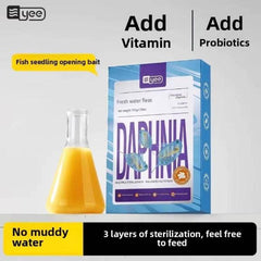Yee Fresh Fish Food Daphnia Slow-Sinking Aquarium Fish Food – 100g