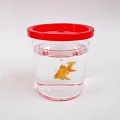 Small Fish Tank Cup for Betta Random Color (7x8cm) 5pcs