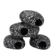 Aquarium Rock Cave Hideout - Resin Fish Tank Decorations for Betta, Cichlid, Shrimp - Safe Hiding Spot & Fish Tank Ornament