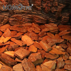 Organic Bark Chips Expandable Substrate Block for Reptiles, Snakes, Tortoise, and Amphibians, Natural Fiber Free Husks, Clean Breeding 650g