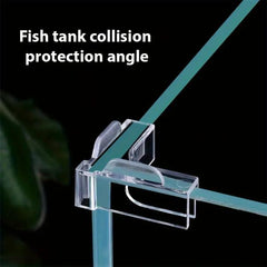 Transparent Anti-Collision Fish Tank Corner Protector Adhesive Free Cover (3sizes)