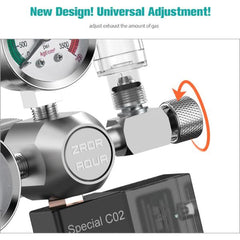 Aquarium CO2 Regulator D01-14-UK G5/8 /R111-M22/ W01-02