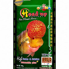 Okiko Head Up Flowerhorn Fish Food (M / L / XL) – 100g