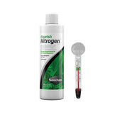 Seachem Flourish Nitrogen 250ml – Aquarium Plant Nitrogen Supplement for Fresh Water – with FREE Short Glass Thermometer