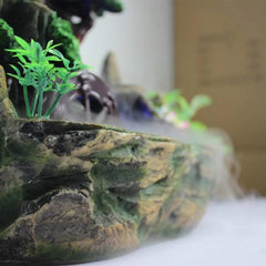 Humidifier Smoke Machine Mist Maker - BLACK - WITH LIGHT