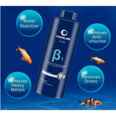 Voonline Water Stabilizer Aquarium Anti-Chlorine Removes