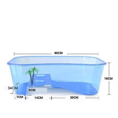 Turtle Tank Aquarium, Turtle Habitat, Reptile Habitat, Turtle basking Platform, Easy to Clean