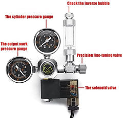 MUFAN Co2 Regulator with solenoid W21.8 and G5/8