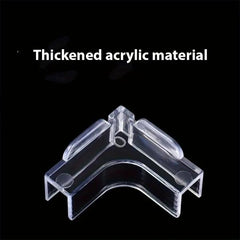 Transparent Anti-Collision Fish Tank Corner Protector Adhesive Free Cover (3sizes)