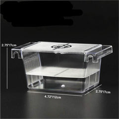 Aquarium Fish Tank Small Hatchery Breeder Box 12 x 7 x 7cm
