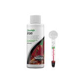 Seachem Flourish Iron Fertilizer Supplement Aquarium Plant 100ml – with FREE Short Glass Thermometer