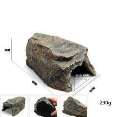Reptile Hides and Caves Habitats Aquarium Decoration for Lizard Geckos Snake Spiders Frogs Turtle