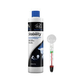 Seachem Stability Aquarium Water Conditioner 325ml + BONUS +30% FREE – with FREE Short Glass Thermometer