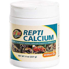 Zoo Med Reptile Calcium Without Vitamin D3, 8-Ounce B&K