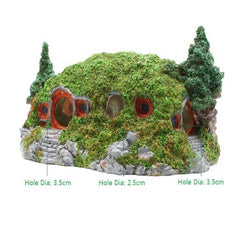 Hobbit House Aquarium Decoration 27X18X15cm