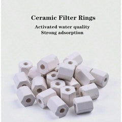 Biological Filter Media Ceramic Ring Hexagon 500g