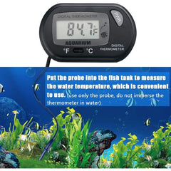 Black Digital Aquarium Thermometer