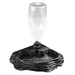 Pet Automatic Large Capacity Reptile Drinking Fountain Turtle Water Dispenser Lizard Basin Reptile Box Landscape Decor Element