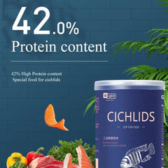 Cichlid Top Fish Food 100g and 260g Rich in Calcium and Vitamins