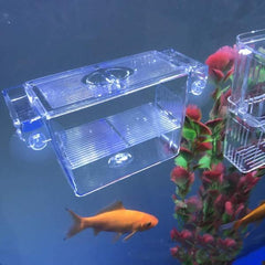 Aquarium Fish Tank Small Hatchery Breeder Box 12 x 7 x 7cm