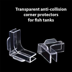 Transparent Anti-Collision Fish Tank Corner Protector Adhesive Free Cover (3sizes)