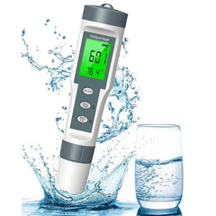 3 in 1 TDS Temp pH Tester 0.01 High Precision Water Quality Tester Digital pH Meter for Aquarium