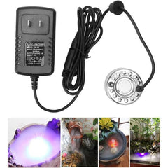 Ultrasonic Mist Maker Silver with Light