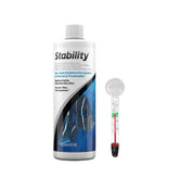 Seachem Stability Aquarium Water Conditioner 500ml FREE – with FREE Short Glass Thermometer