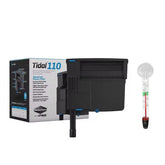 Seachem Tidal 110 Hang-On Filter (UK Plug) – 2000 L/H Aquarium Power Filter with FREE Short Glass Thermometer