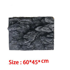 3D Rock Stone Aquarium Background Fish Tank