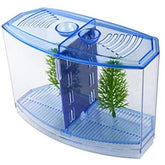 Betta House Fish Tank Double Isolation Box 19.5x13.5x10cm