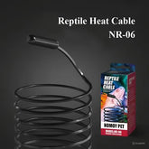 Nomoypet Reptile Bottom Heating Black Long Heat Cable for Terrarium Vivarium